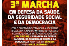 CNS recebe adesão de entidades e movimentos sociais à Marcha contra a PEC 55