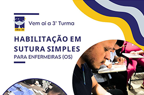 Curso Habilitação em Sutura Simples para Enfermeiros(as) - Turma 3