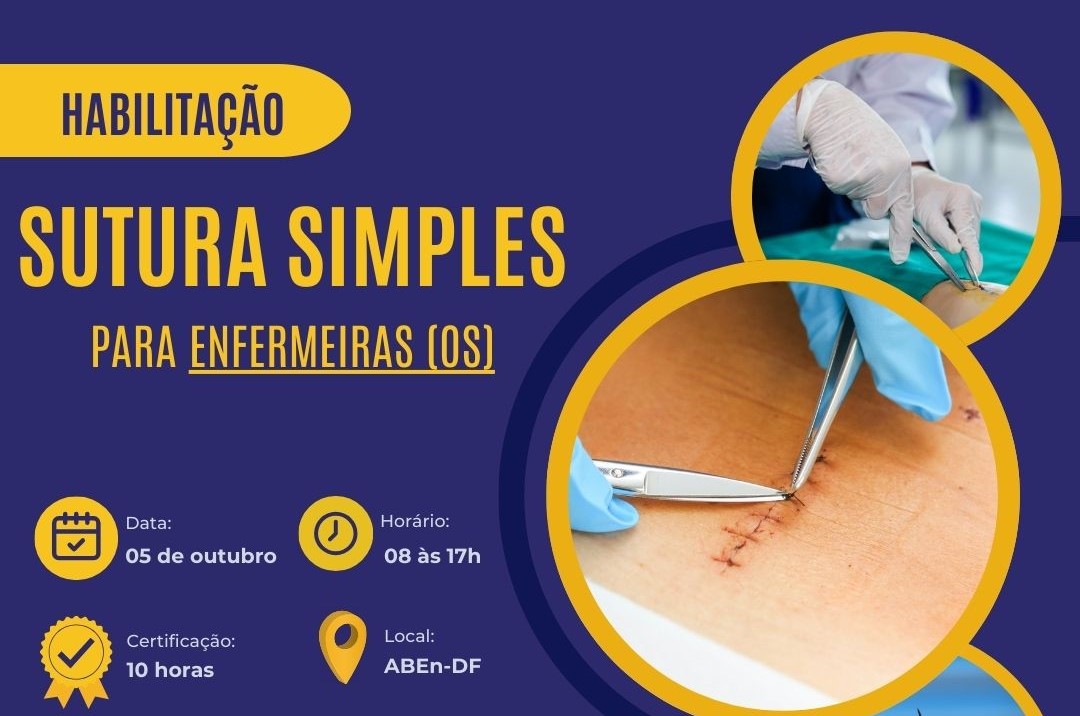 Curso Habilitação em Sutura Simples para Enfermeiros(as) - Turma 4