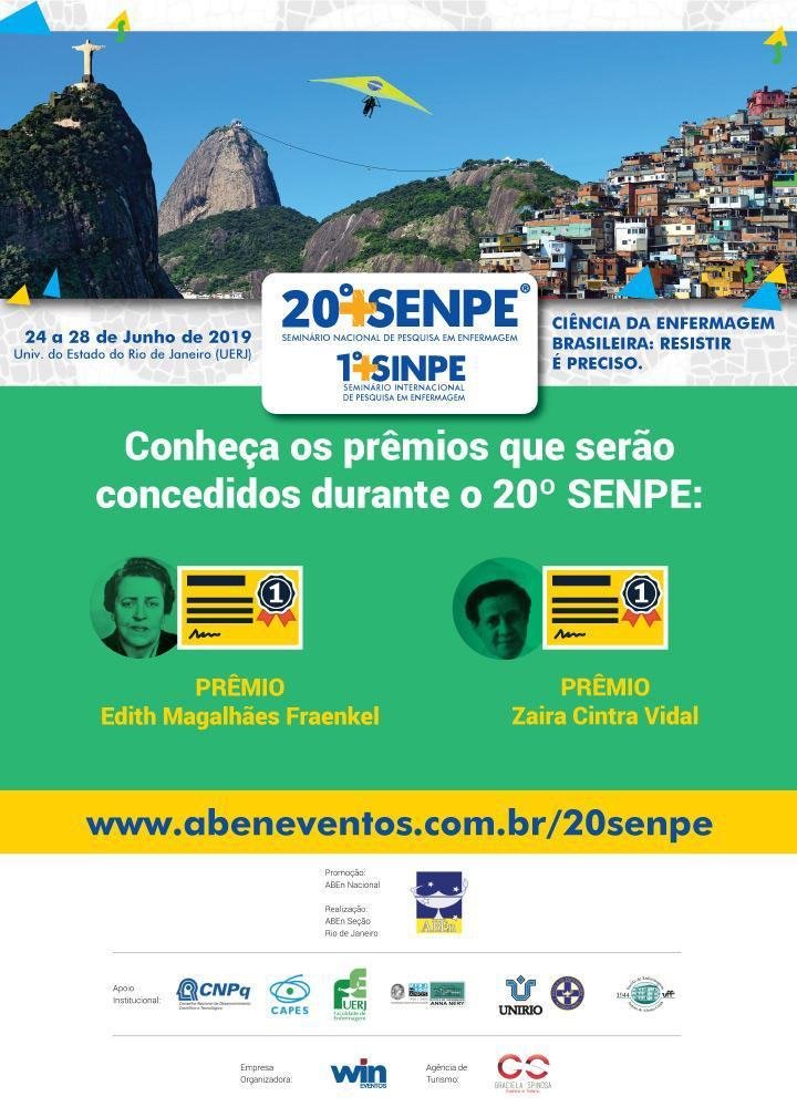 Cartaz de divulgação: 20º Seminário Nacional de Pesquisa em Enfermagem – SENPE