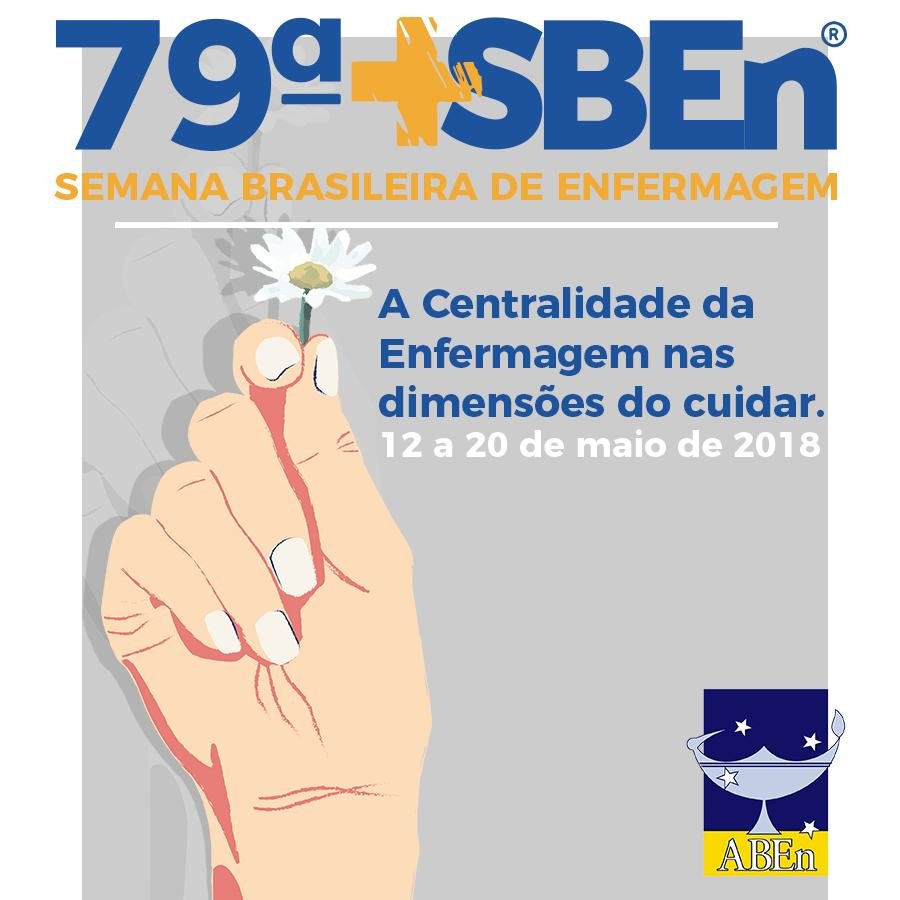 Cartaz de divulgação: 79ª Semana Brasileira de Enfermagem