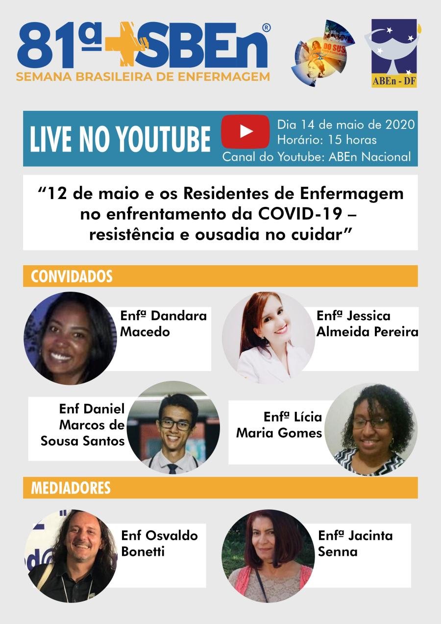 Cartaz de divulgação: 81ª Semana Brasileira de Enfermagem (SBEn)