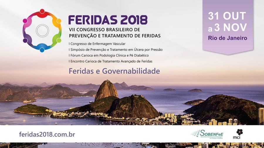 Cartaz de divulgação: VII Congresso de Prevenção e Tratamento de Feridas