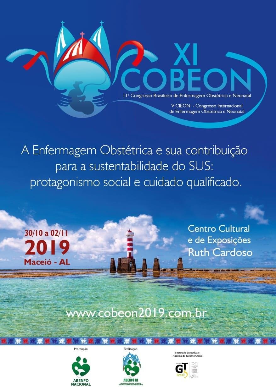 Cartaz de divulgação: XI Congresso Brasileiro de Enfermagem Obstétrica e Neonatal – COBEON
